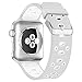 Compatible Apple Watch Band 42mm/ 44mm, Alritz Silicone Sport Strap Replacement for Apple Watch Series 4/Series 3/Series 2/Series 1/Nike+