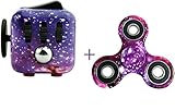 NightStars Fidget Cube + Fidget Spinner Triangle Hand Spinner Camouflage, Anxiety Attention Stress Relief Stress Reducer Relieve Anxiety and Boredom Camo