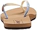 Reef Womens Sandals Ginger | Slim Woven Strap Flip Flops for Women With Soft Cushion Footbed | Waterproof
