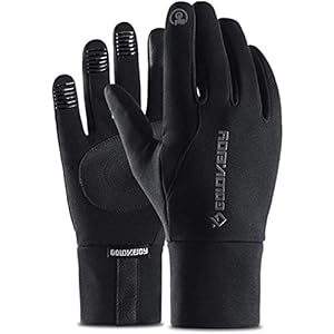 Sugelary Handschoenen, om te fietsen, waterdicht, winddicht, warm, geschikt voor touchscreen, voor heren en dames