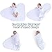 Baby Sense Cuddlewrap Swaddle Blanket/Award-Winning Baby Wrap | Stretchy & Safe 100% Premium Cotton + Breathable Fabrics for Sleep, Body Temperature, Feeding, Calming