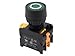 Alpinetech PFL-22 22mm 1NC 1NO Latching Maintained Push Button Switch 110V LED Illuminated (Green)