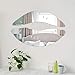 dds5391 Creative 3D Lip Shape Mirror Wall Stiker Fashion Home Living Room Art DIY Decor (Lips)
