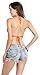 Women's Fringed Bikini Top Tassel Top Cami Tank Bralette, Orange