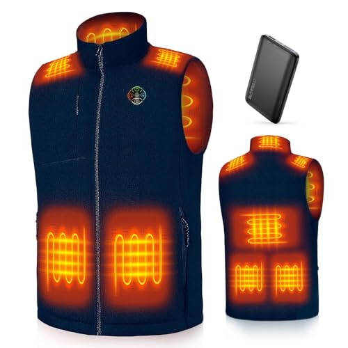 KOVNLO Men's Fleece Heated Vest