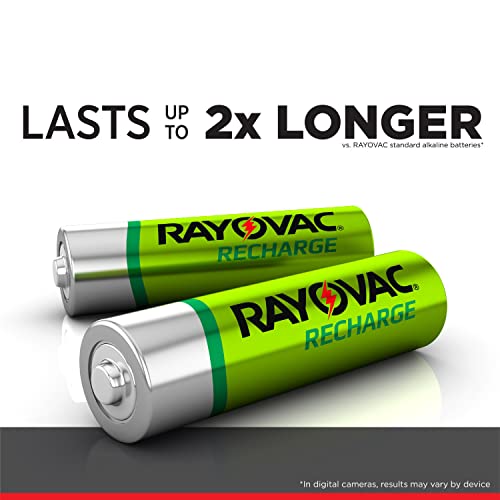 Rayovac AA and AAA Batteries, Double A and Triple A Rechargeable