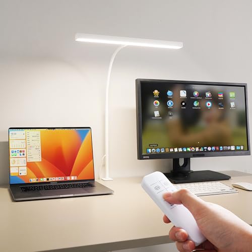 FAPEMIH LED Desk Lamp for Office Home, Adjustable Flexible Eye-Caring Desk Light with,5 Modes 10 Brightness Adjustment, USB Adapter Desk Lamp with Clamp-T-W at Amazon