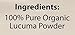 Certified Organic Raw Lucuma Powder 16oz