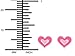 Hypoallergenic Sterling Silver Two Tone Pink Heart Stud Earrings for Kids (Nickel Free)
