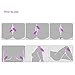 MOJOY Multi 16 Frequency Double Mini Bullet Love Eggs Vibrator/Vibes, Wired Female Masturbator Sex Toys for Women, Purple