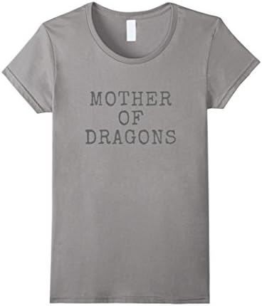 Womens Mother of Dragons T-shirt XL Slate
