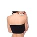 HOVEOX Women's Plus Size Padded Bandeau Strapless Bras Stretch Tube Top