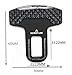 LUJII Universal Vehicle Mounted Carbon Fiber Blue Spun Car Safety Seat Belt Buckle Clip 2Pack,Suitable for Most European and American Cars
