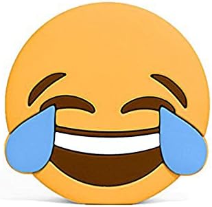 Emoji Power Bank 2600mAh Cute Funny Crying Cartoon Gift PVC External Battery Pack Portable Charger Backup for iPhone 6 6S Plus 5S 5C SE 4S Samsung Galaxy S7 S6 Edge S5 Note and More (Cry-Yellow)