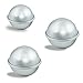 Metal Bath Bomb Mold - Aluminum - 6 Pieces - 3 Sets - Large and Small 2 Sizes (5.5 cm and 6.5 cm) - DIY Your Own Bath Bombs - By Rockrok