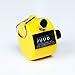 massmall Assorted Color Handheld Tally Counter 4 Digit Display for Lap/Sport/Coach/School/Event (Yellow)