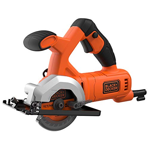 BES510-QS Mini Scie circulaire filaire - 400W - 3600 trs/minute - Poids: 2 kg - Lame Ø85mm - 27 mm de Coupe - Livrée avec 2 Lames, 1 Adaptateur Aspirateur, 1 Clé Allen et 1 Guide