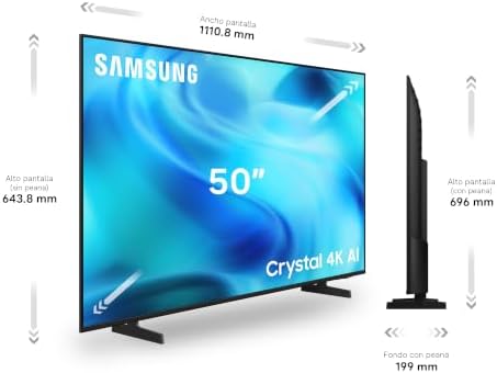 TV Crystal 4K AI U7005H 50" Smart TV con IA
