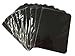 PEPPERLONELY Brand, 10 Pack Black Thin Non-slip Rubber Base Mouse Pads [Office Product]