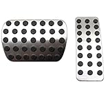 Astra Depot Stainless Steel Gas Brake Pedals Pads for Mercedes Benz M GL R Class AMG GL350 GL450 GL550 GL63 AMG ML350 ML550 ML63 AMG R350 ML450 GL320 ML320 R320 ML500 R500