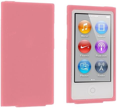 ANiceSeller(TM) Color Silicone Soft Rubber Gel Skin Case Cover for iPod Nano 7th Generation 7G 7 (Light Pink)