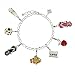 LES POULETTES JEWELS - Sterling Silver Charms Bracelet - Classics - Size 8.5 Inch