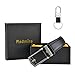 Ratchet Leather Dress Belt for Men, Up to Size 50 - Black