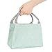 Buringer Reusable Insulated Lunch Bag Cooler Tote Box Meal Prep for Men & Women Work Picnic or Travel （Geometry Green Small Size）
