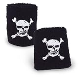 ~ 12 ~ Skull Pirate Wrist Bands ~ 3