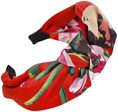 2019 HOT!! Bow Headband Bowknot Hairpins Clips Strings Headband Barrettes For Girls & Women - Vintage Elastic Printed Head Wrap Stretchy Moisture Hairband Twisted Cute Hair Accessories