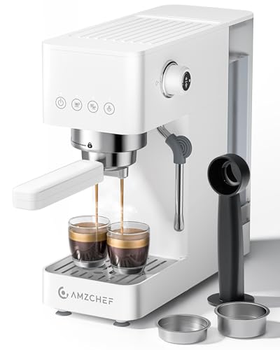 AMZCHEF Espresso Machine with Steam Milk Frother