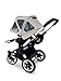 Bugaboo Donkey Breezy Sun Canopy, Artic Grey