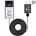 SATINIOR 16 ft/ 5 m Charge Cable with DC Power Adapter Compatible with Ring Video Doorbell 1/ 2, Continuously Charging, No Need to Change the Batteries (Ring Doorbell 2)