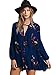 Lemon Retro Print Floral Swing Boho style loose summer dresses for women