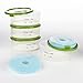 Fit & Fresh Smart Portion 1/2 Cup Chilled Containers, Set of 4 Portion Control Containers with Removable Ice Packs, BPA-Free, Freezer/Microwave/Dishwasher Safe