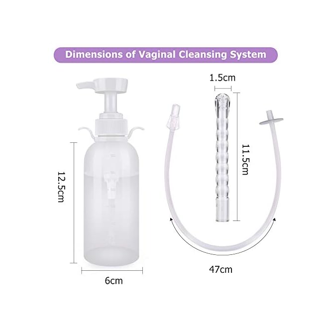 Douche Bottles for Women Reusable Vaginal Cleaning System Anal Douche