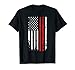 Drum sticks on a vintage American flag T-shirt for Drummers T-Shirt