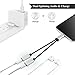 Headphone Jack Splitter Adapter AUX Audio & Charger Cable Compatible for iPhone 7 8 X Dongle Accessory Connector Compatible iOS 10.3 Higher,Compatible iPhone Adapter for iPhone Headsetthumb 1