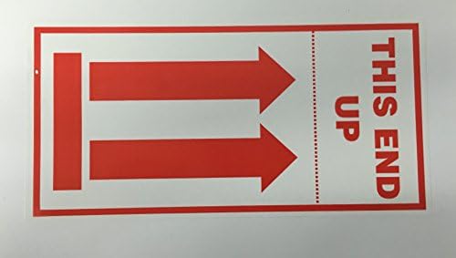 1 Roll Large 4x8 This END UP Arrow Handle with Care Special Handling Shipping Pallet Stickers 250 Labels per roll