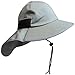 N'Ice Caps Girls Big Brim Flapper Hat with Side Mesh