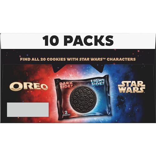 STAR WARS™ OREO COOKIES, SPECIAL EDITION, 10 SNACK PACKS (2 COOKIES PER PACK)
