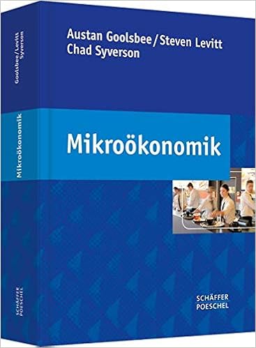 Mikrookonomik Goolsbee Austan Levitt Steven Amazon De Bucher