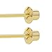 18k Yellow Gold Plated Heart Bezel Hot Pink Crystal Screw Back Stud Children's Earrings