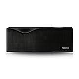 Wireless Speaker, Portable Bluetooth Stereo Speaker with 2 X 3.5W Speaker Enhanced Bass Resonator, FM Radio, Built-in Mic,3.5 mm Audio Jack, support TF card/Micro SD card (Solid Black)