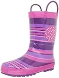 Western Chief Olivia Rain Boot (Toddler/Little Kid/Big Kid),Purple,4 M US Big Kid, Shoes Direct