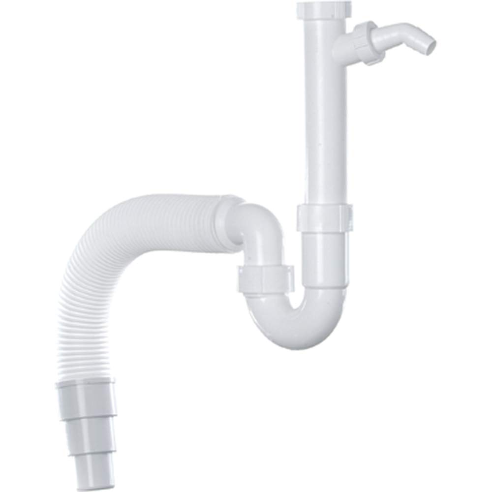 FRANKE Siphone with Flexible Nozzle Made of Plastic 112.0006.456, White