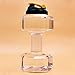 2.2L Dumbbell Shape Water Bottle, PETG Eco-friendly Sports Fitness Exercise Water Jug for Gym, Yoga, Running, Outdoors, Cycling, and Camping (Transparent)