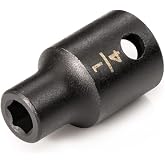 TEKTON 3/8 Inch Drive x 1/4 Inch 6-Point Impact Socket | SID12006 | Shallow
