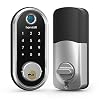 Smart Lock, hornbill Fingerprint Deadbolt Lock with Touchscreen Keypad, Keyless Entry Front Door Lock, Bluetooth…