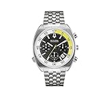 Bulova Men's Accutron II Black Dial/Stainless Steel Case 